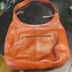 American Leather Co Brown Leather Hobo Bag